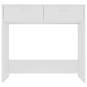 Vidaxl Desk White 80x40x75 Cm Engineered Wood