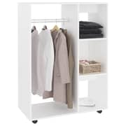 Vidaxl Wardrobe White 80x40x110 Cm Engineered Wood