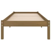 Vidaxl Bed Frame Honey Brown Solid Wood Pine 90x200 Cm
