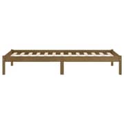 Vidaxl Bed Frame Honey Brown Solid Wood Pine 90x200 Cm