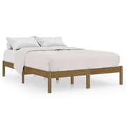 Vidaxl Bed Frame Honey Brown Solid Wood Pine 200x200 Cm