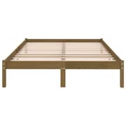 Vidaxl Bed Frame Honey Brown Solid Wood Pine 200x200 Cm