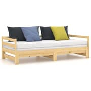 Vidaxl Pull-out Day Bed Solid Pinewood 2x