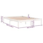 vidaXL Bed Frame 200*200 cm