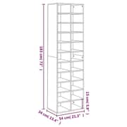 vidaXL Shoe Cabinet 54*34*183 cm