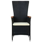 vidaXL Outdoor Chairs 2pcs With Cushions