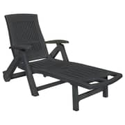 vidaXL Sun Lounger With Footrest