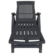 vidaXL Sun Lounger With Footrest