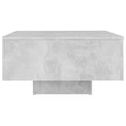 Vidaxl Coffee Table Concrete Grey 60x60x31.5 Cm Engineered Wood