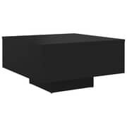 Vidaxl Coffee Table Black 60x60x31.5 Cm Engineered Wood