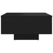 Vidaxl Coffee Table Black 60x60x31.5 Cm Engineered Wood