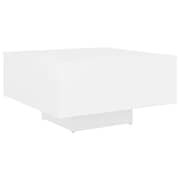 Vidaxl Coffee Table White 60x60x31.5 Cm Engineered Wood