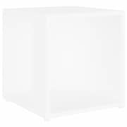 Vidaxl Side Table White 33x33x34.5 Cm Engineered Wood