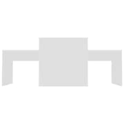 Vidaxl Coffee Table Set White 100x48x40 Cm Engineered Wood