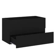 Vidaxl Sink Cabinet Black 80x38.5x45 Cm Engineered Wood