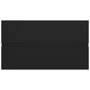 Vidaxl Sink Cabinet Black 80x38.5x45 Cm Engineered Wood