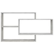 Vidaxl Wall Shelf Concrete Grey 104x20x58.5 Cm Engineered Wood