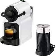 Nespresso Inissia Coffee Machine White + Aerocino