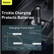 Baseus 120w Share Together Fast Charging Car Charger USB+ Type-C with Cigarette Lighter Expansion