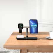 Duzzona 3 In 1 Charging Station Black