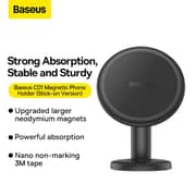 Baseus C01 Universal Stick-on Magnetic Dashboard Car Holder With Cable Clip