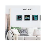 Divoom Pixoo Dot Tone Bluetooth Pixel Photo Frame With Rgb Light Gaming Digital Alarm Clock - Black