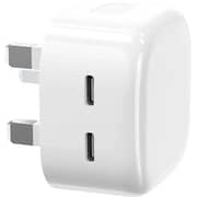 Joyroom Dual USB C/PD Fast Charger White