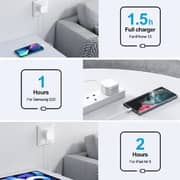 Joyroom Dual USB C/PD Fast Charger White