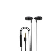 Porodo PB-STINEP-BK Wired In Ear Headset Black