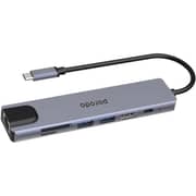 Porodo PD-4K71C-GY 7-in-1 USB-C Hub
