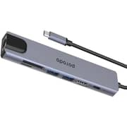 Porodo PD-4K71C-GY 7-in-1 USB-C Hub
