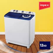 Impex Top Load Semi Automatic Washer 12 kg - WM 4205