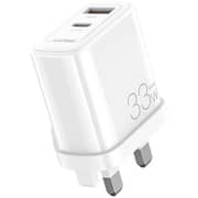 Oraimo Dual Port Charger White With USB-C Cable 1m