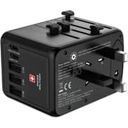 Swiss Military Universal Travel Adaptor Black