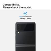 Spigen Glastr Ez-fit Designed For Samsung Galaxy Z Flip 4 Screen Protector Tempered Glass [outer Cover Screen] And [hinge Film] - 2 Pack