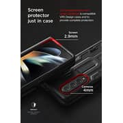 Vrs Design Terra Guard Active S [s-pen Compartment In Hinge Protection] Designed For Samsung Galaxy Z Fold 4 Case Cover (2022) With Screen Protector - Matte Black (s-pen Not Included)
