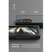 Vrs Design Terra Guard Modern Pro [hinge Protection] Designed For Samsung Galaxy Z Fold 4 Case Cover (2022) With Screen Protector And S-pen Holder - Matte Black (s Pen Not Included)