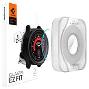 Spigen Glastr Ez Fit Designed For Samsung Galaxy Watch5 Pro Tempered Glass Screen Protector [2-pack]
