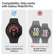 Spigen Rugged Armor Pro Galaxy Watch Pro Band With Case 45mm Black