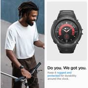 Spigen Rugged Armor Pro Galaxy Watch Pro Band With Case 45mm Black