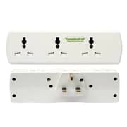 Terminator 6 Way Universal T Socket Multi Adaptor TMA 166A
