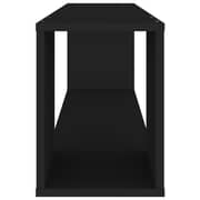 Vidaxl Tv Cabinet Black 100x24x32 Cm Engineered Wood