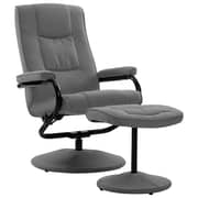 Vidaxl Recliner Chair With Footrest Light Grey Fabric