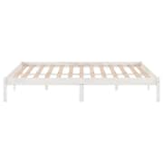 Vidaxl Bed Frame White Solid Pinewood 180x200 Cm 6ft Super King Uk