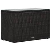 Vidaxl 5 Piece Garden Lounge Set With Cushions Poly Rattan Brown