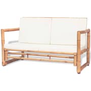Vidaxl 4 Piece Garden Lounge Set With Cushions Bamboo