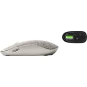 Rapoo M200 Plus Silent Multi Mode Wireless Mouse, Black, Grey