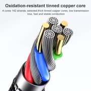 Usams Lightning Cable 1.2m Black