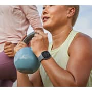 Fitbit FB523SRAG Versa 4 Smart Watch Waterfall Blue/Platinum Aluminium