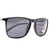 Ray Polo Sunglasses Tr138 C1 Size 57 Black Grey Rectangle Polarized Unisex